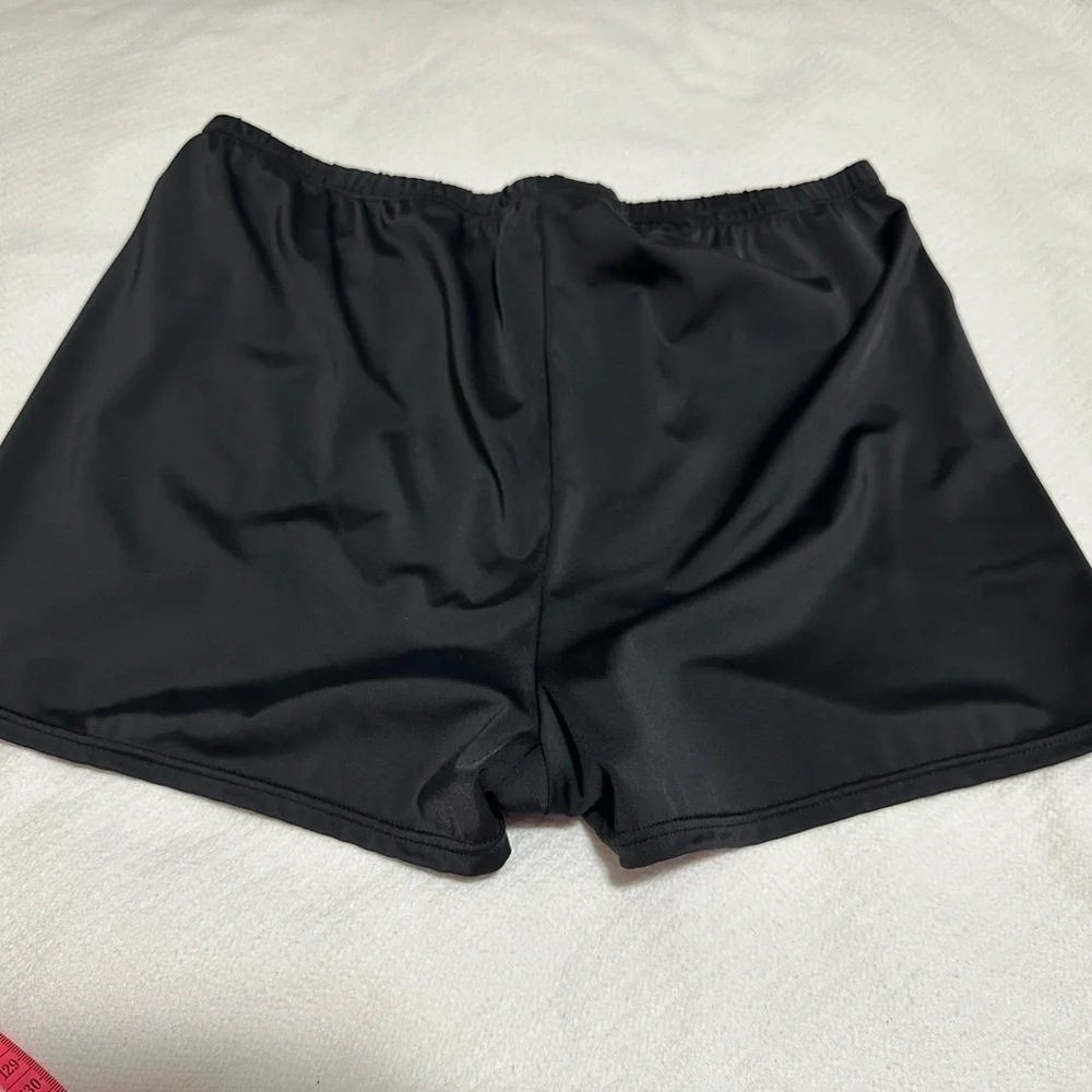 Swimsuits For All Black Athletic Swim Shorts